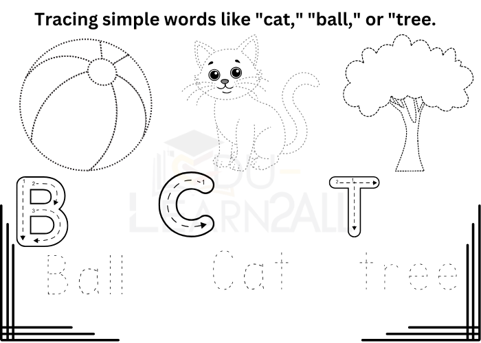 Kindergarten worksheets Writing