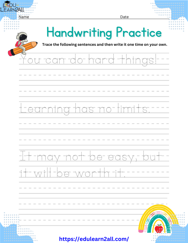 Kindergarten worksheets English
