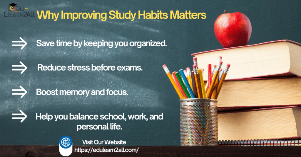 Why Improving Study Habits Matters
